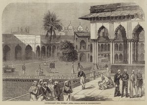 الجزء الداخلي من القلعة في أغرا بواسطة فرانك فيزيتيلي